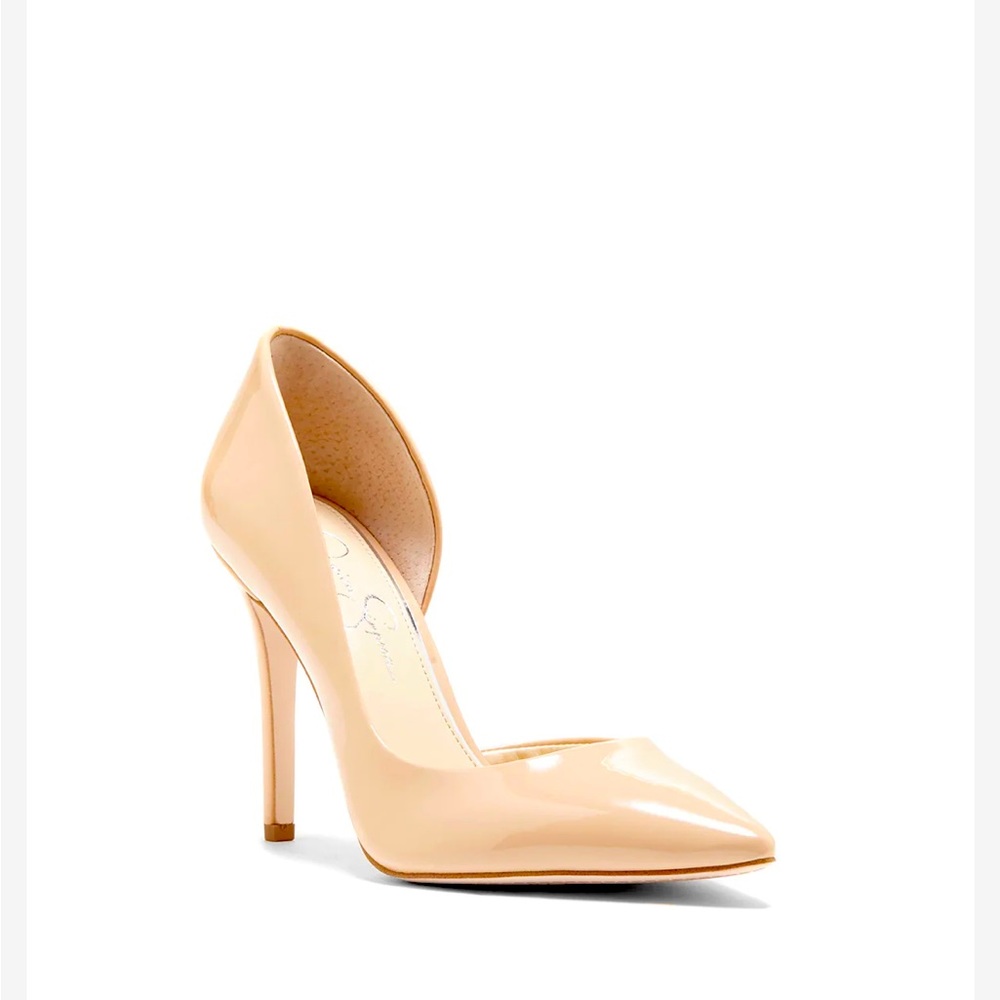 JESSICA SIMPSON "Prizma D'Orsay Pump" in Sand Dune 7.5